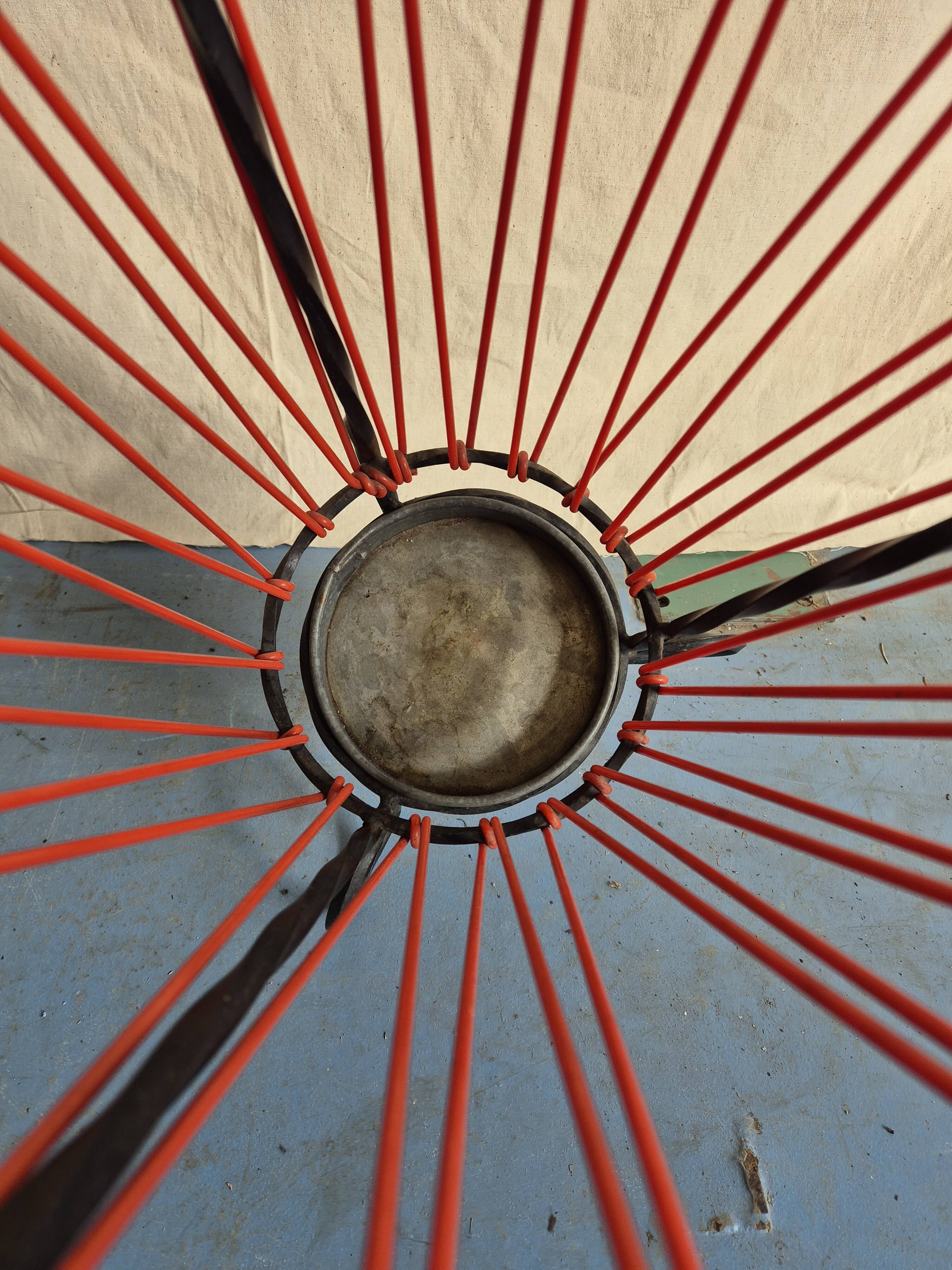 Porte parapluie en scoubidou