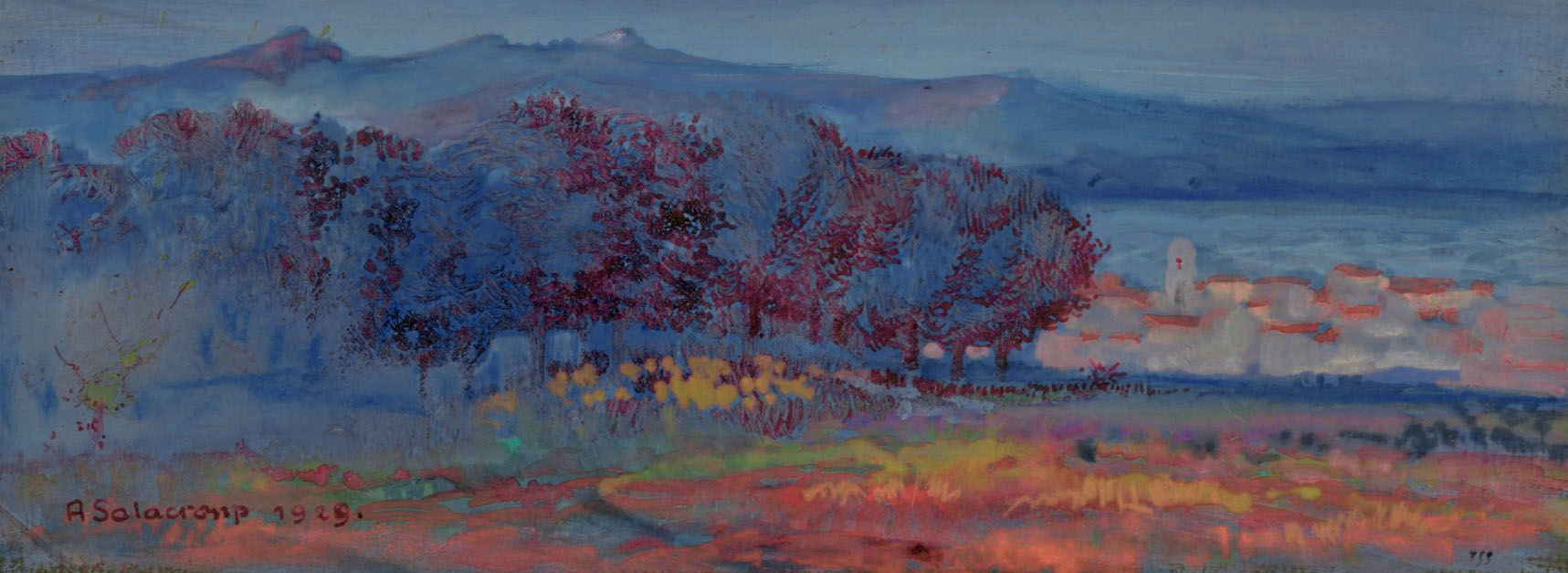 " The day rises on the country of Oc " by A.Salacroup