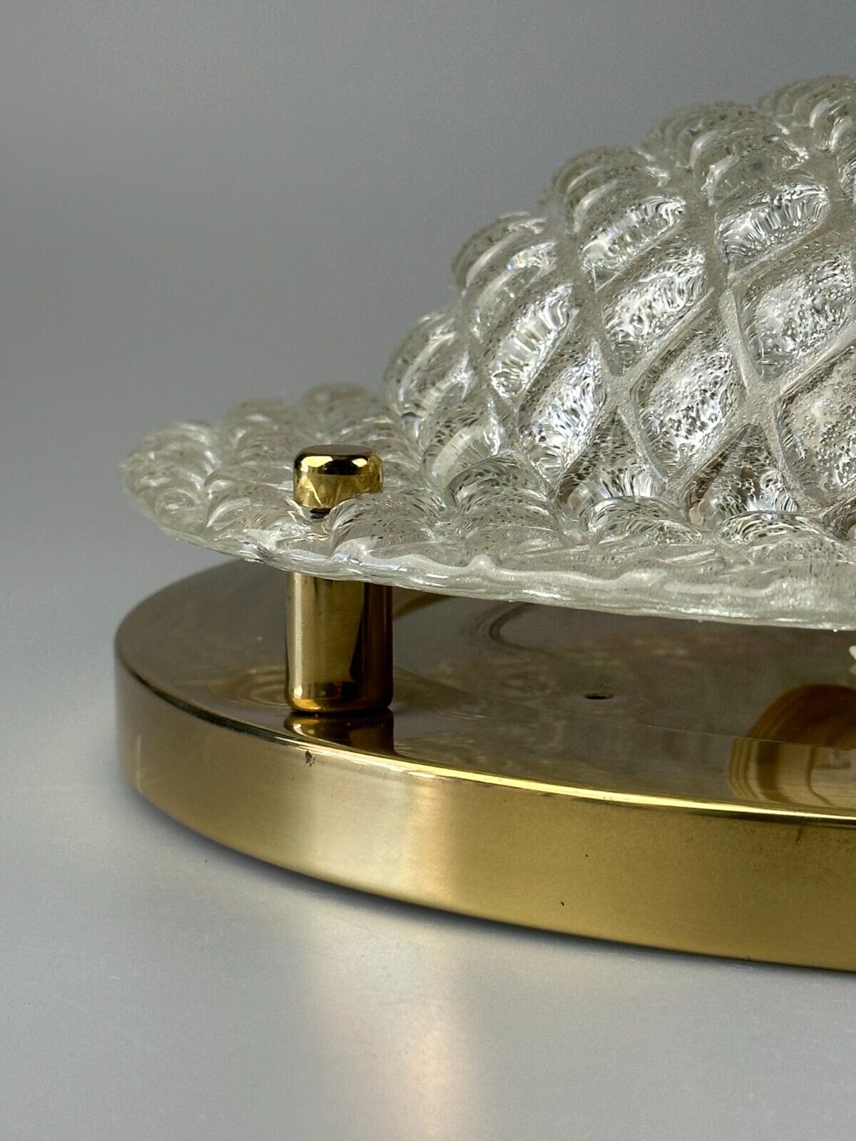 60s 70s Plafoniere ceiling lamp by Fischer Leuchten Germany Space Age