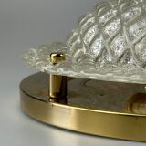 60s 70s Plafoniere ceiling lamp by Fischer Leuchten Germany Space Age