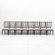 Set of 8 Osvaldo Borsani Mid-Century Modern Italian Bouclè Dining Chairs,50