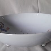 Pornic earthenware drainer model Coq hollow feet