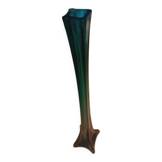 Green soliflore vase