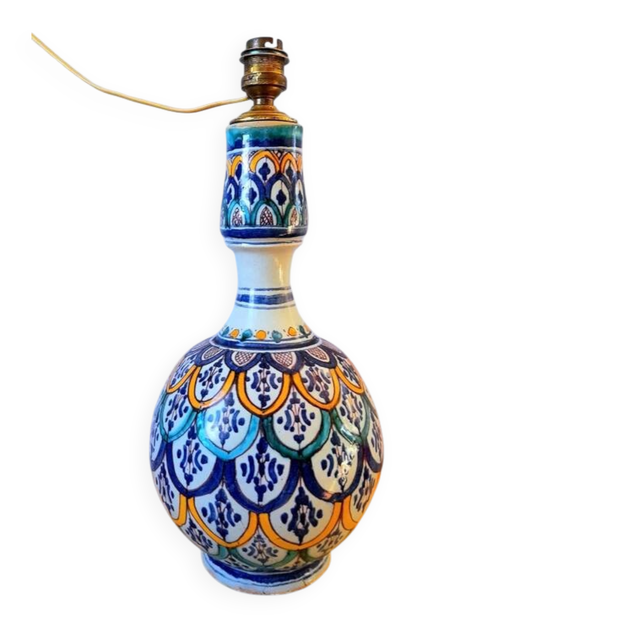 Oriental ceramic lamp