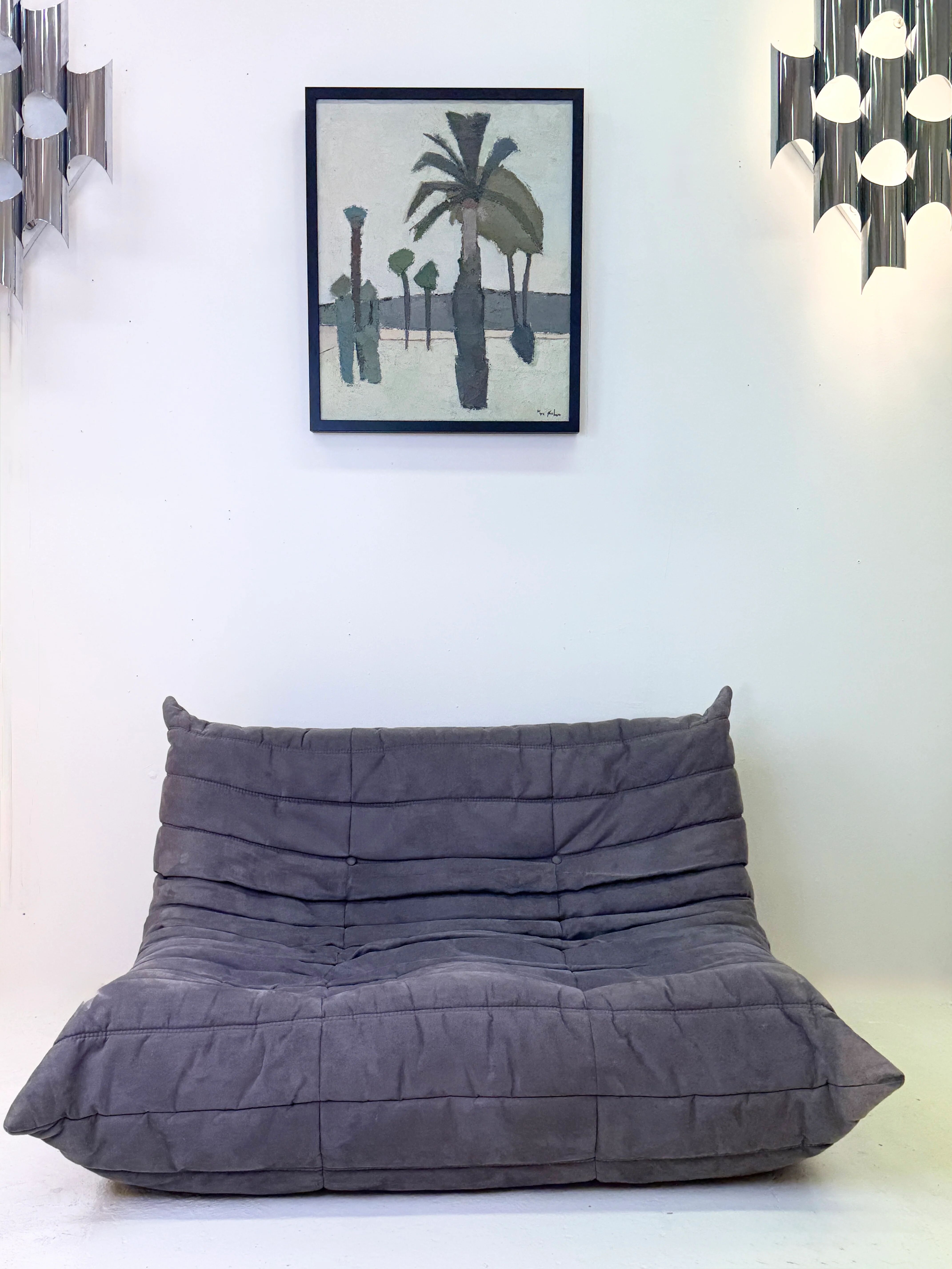 Togo 2-seater sofa "Ligne Roset", mouse grey