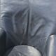 Vintage chair black leather Armilla Arflex Burkhard Voghterr