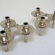 Pair of orion candle holders by fritz nagel and caesar stoffi