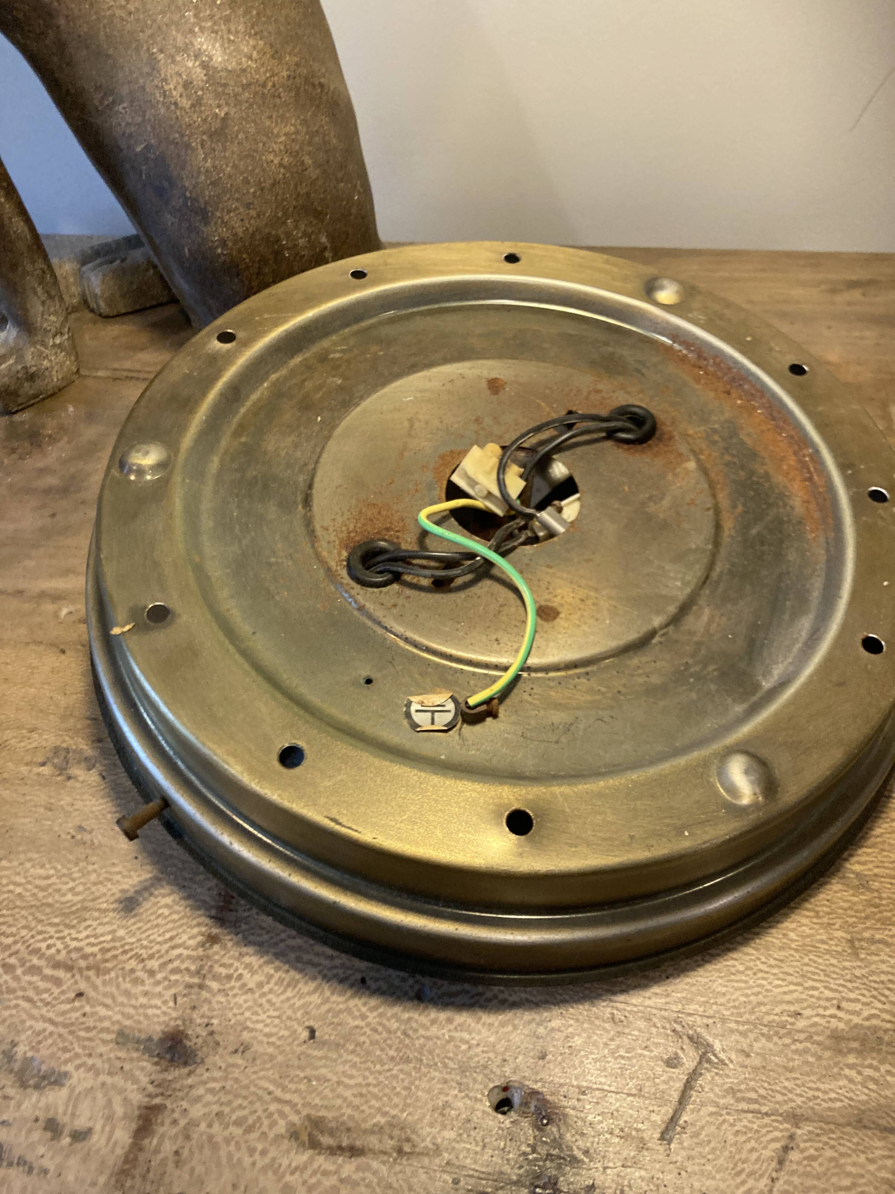 Superb wall light, glass ceiling light, vintage