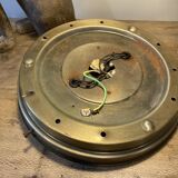 Superb wall light, glass ceiling light, vintage