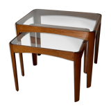 A pair of teak tables, Denmark, 1970s