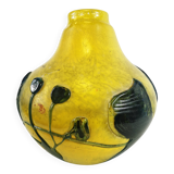 Blown Glass Vase Signed Jean Claude Novaro