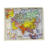 Old school map Asia No.22 - Jean Brunhes collection