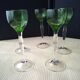 5 Blown Glass Liqueur Glasses
