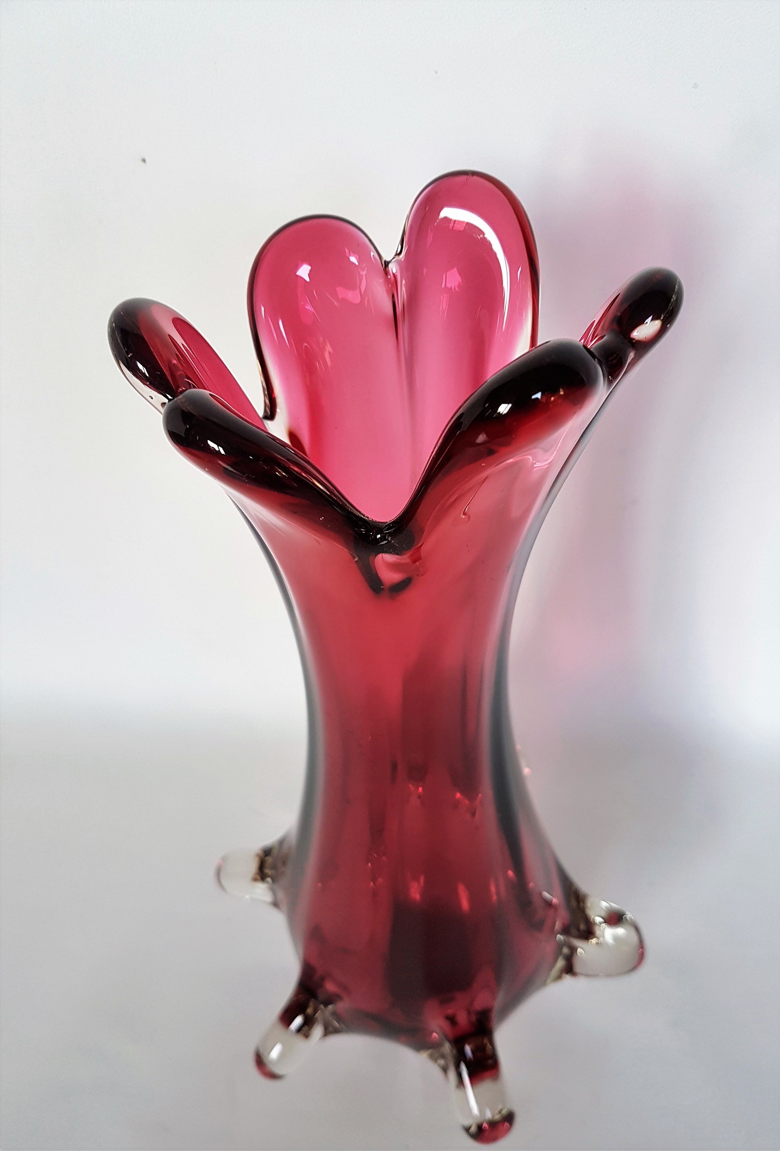 Fratelli Toso Chambord Murano vase.