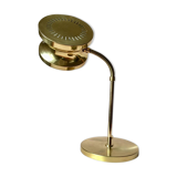Midcentury Swedish Large Brass Table Lamp by Tyringe Konsthantverk
