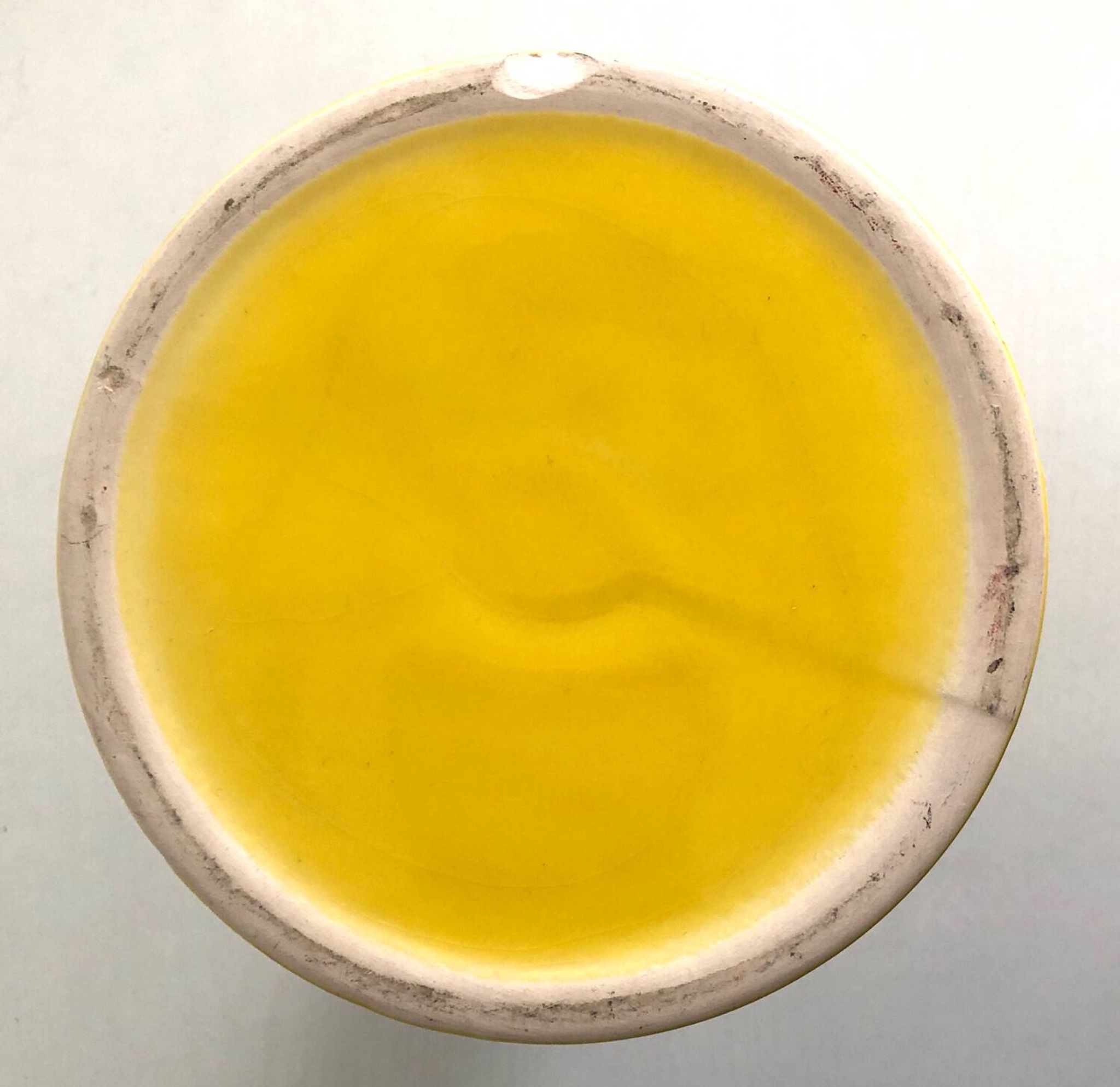 Yellow Ceramic Vase