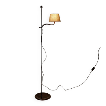 Adjustable wrought iron floor lamp, reading lamp