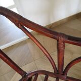 Bamboo and bentwood armchair from the 60s