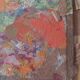 Oil painting on panel early 1900 landscape impressionist frame
