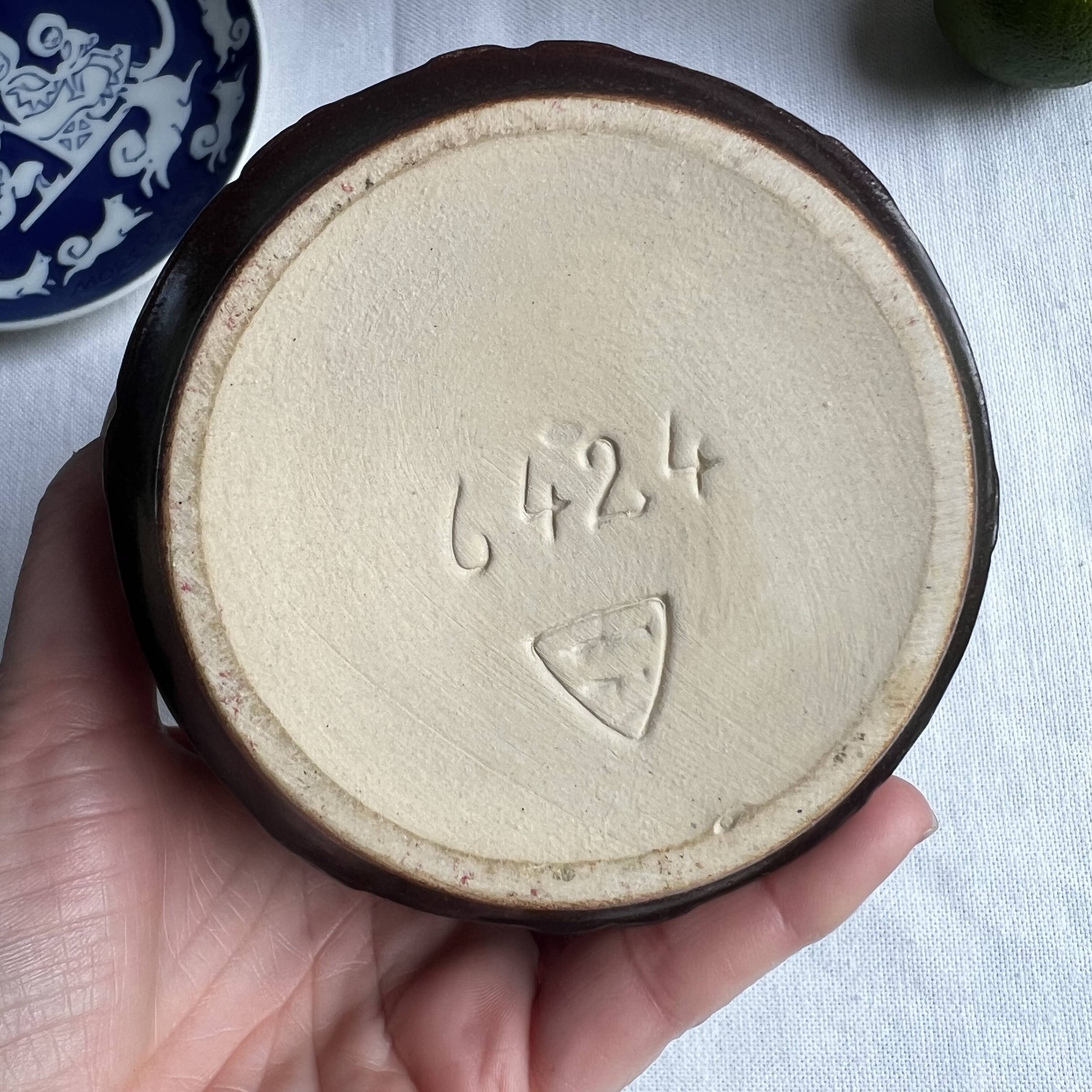 Danish Vase Brutalist Ceramic Bornholm Marianne Starck Michael Andersen