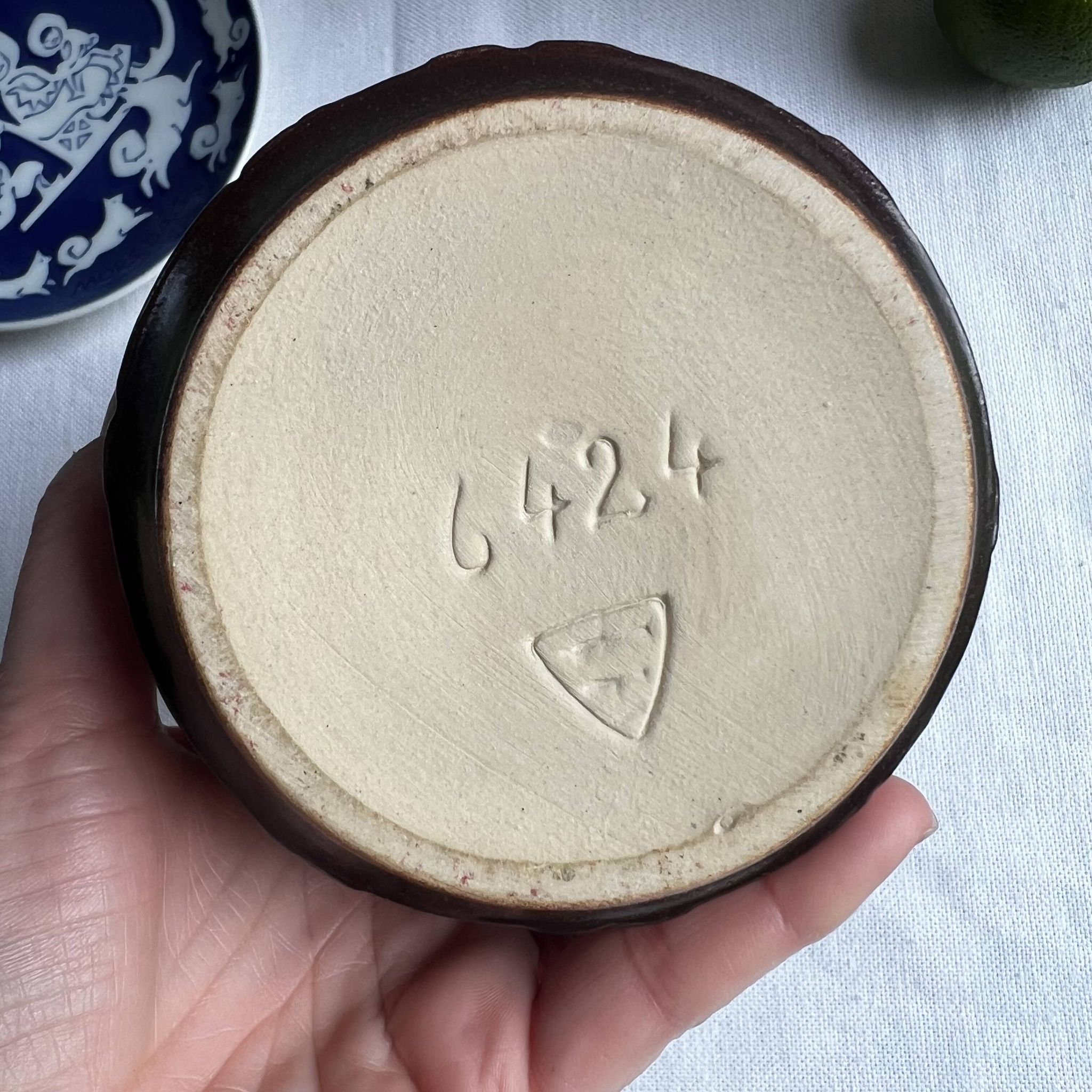 Danish Vase Brutalist Ceramic Bornholm Marianne Starck Michael Andersen