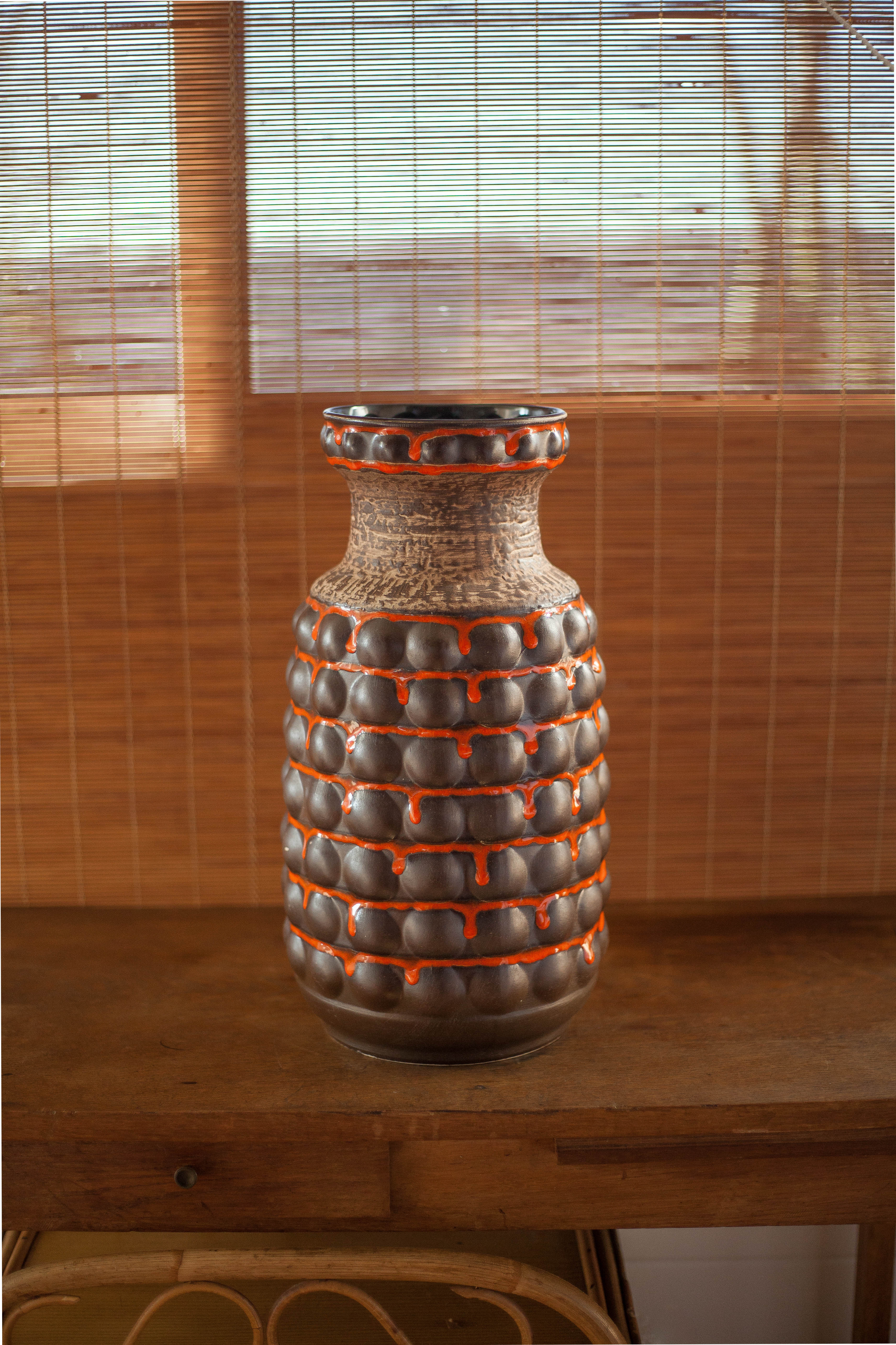 Ceramic vase bay west germany 64-40