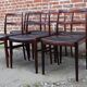 chaises en palissandre