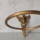 Brass swan head towel rack