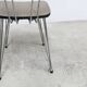 Paire de chaises Formica 1970 pieds Eiffel marron