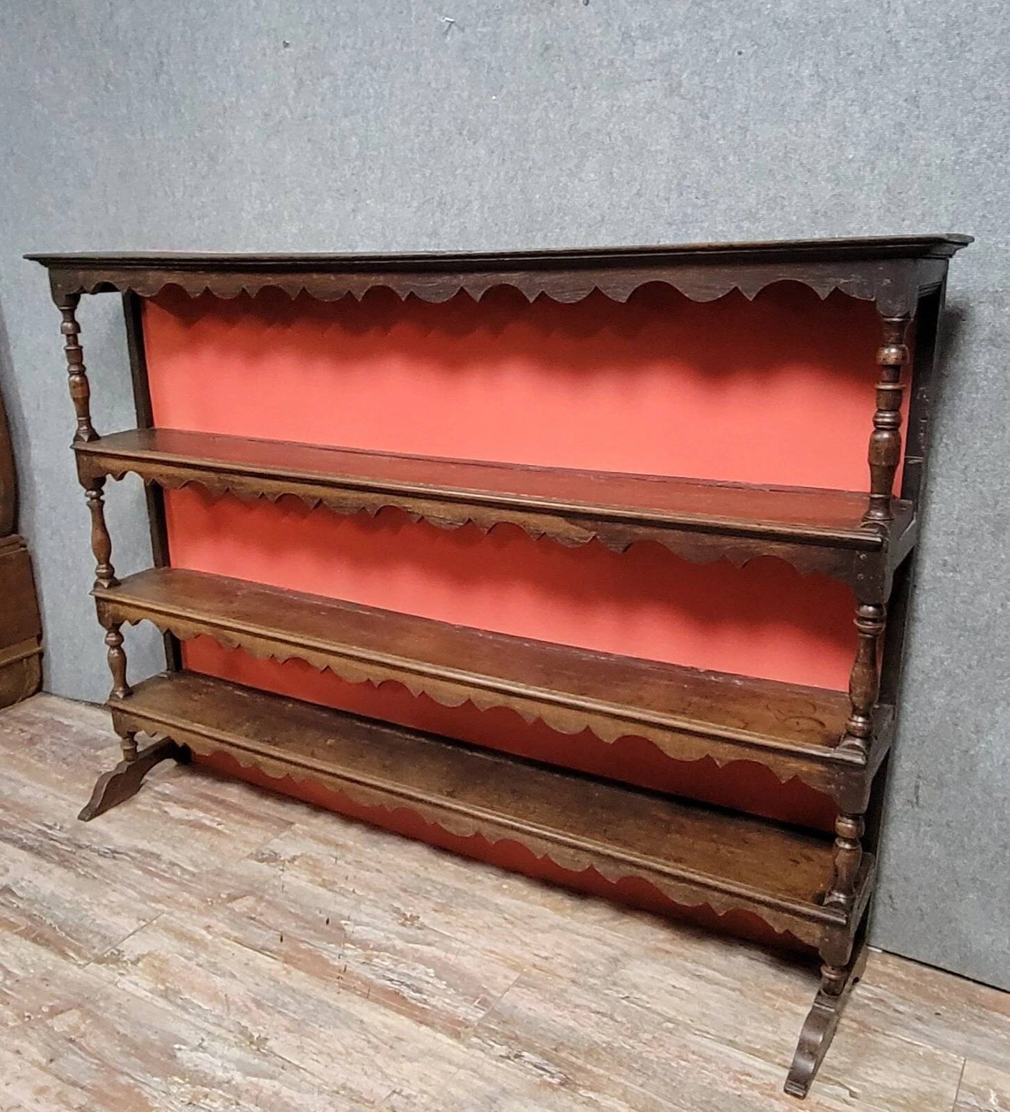 Very large Louis XIII period sideboard in solid oak