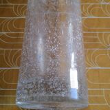 Old biot glass roller vase