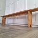 Large antique farmhouse bench in solid wood – 200 cm