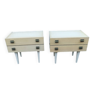 Pair of vintage bedside tables