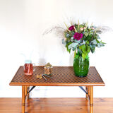Table basse en rotin