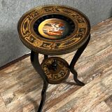 Napoleon III era ceremonial table in Boulle marquetry around 1850