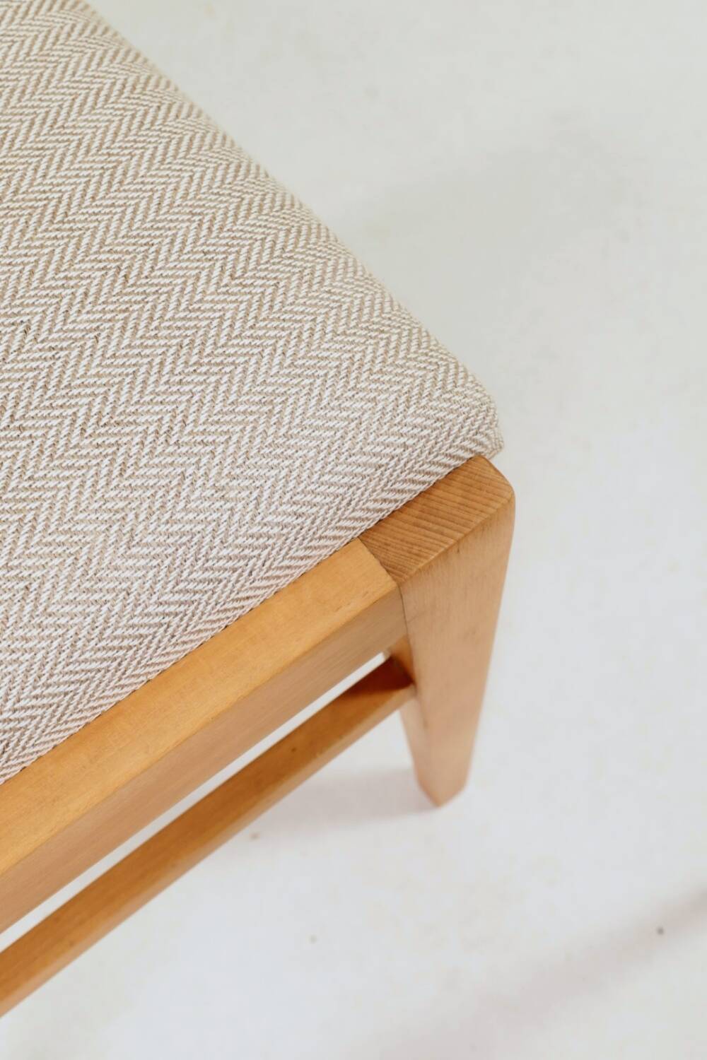 Scandinavian heritage herringbone dining chairs