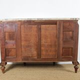 Half-moon shaped serving trolley