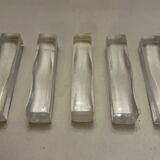 Set of 5 plexiglass knife holders