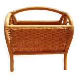 Cane magazine rack from the Philippines