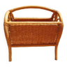Cane magazine rack from the Philippines