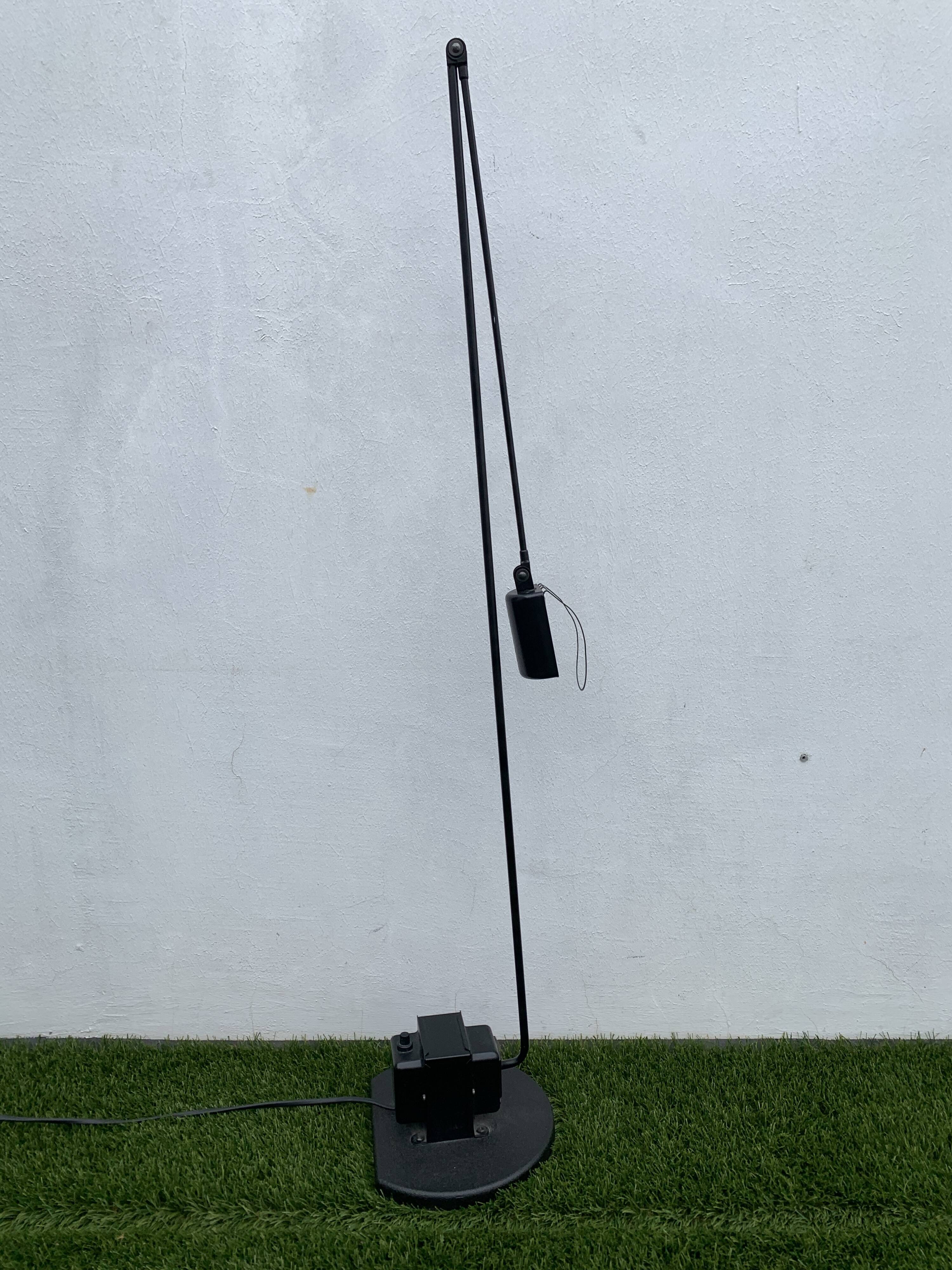 Lumina floor lamp, Daphine Terra Dimmer, Italian design Tommaso Cimini, 1970