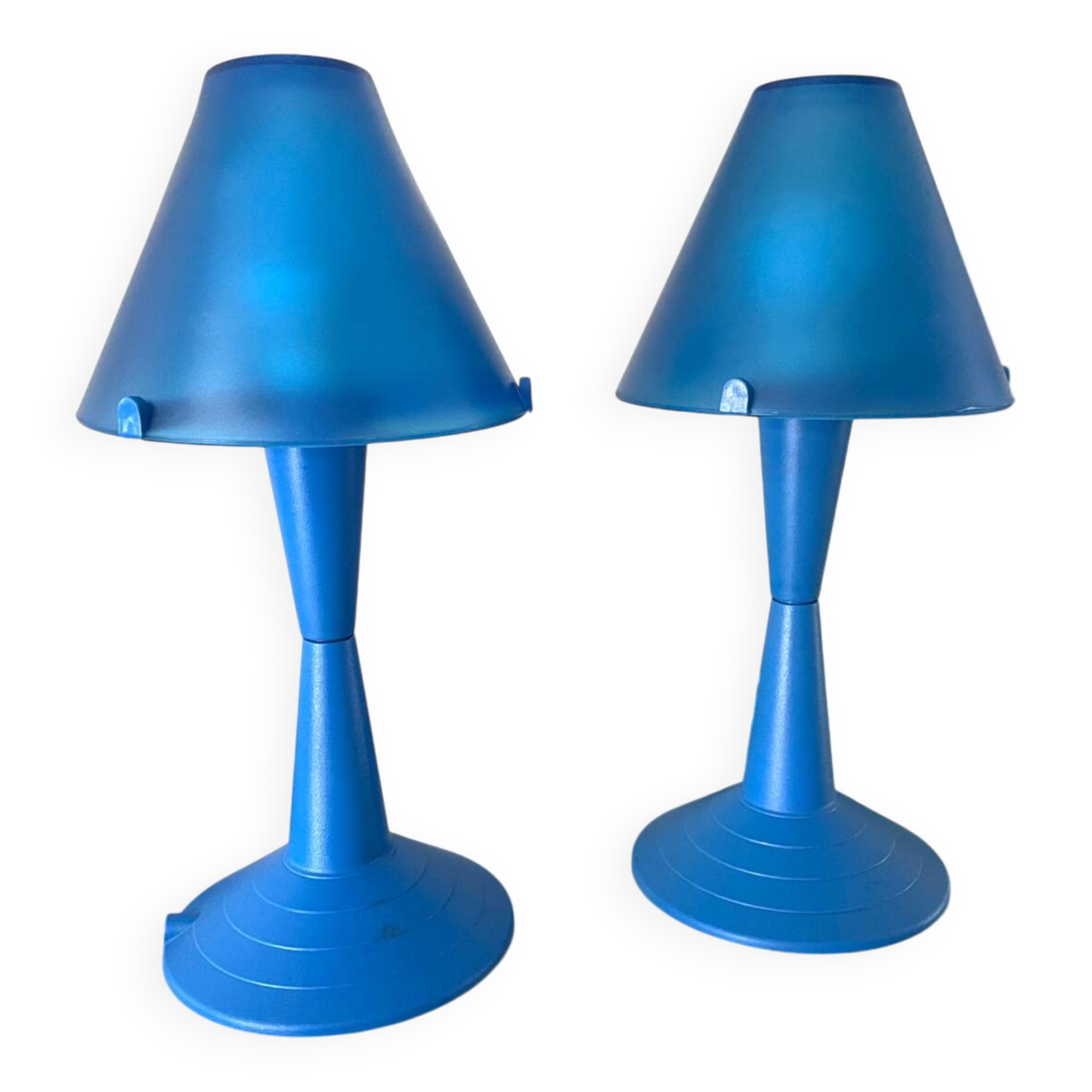 Pair of Lulu lamps by Veneta Lumi Z 2000 90s
