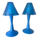 Pair of Lulu lamps by Veneta Lumi Z 2000 90s