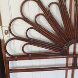Bamboo and rattan headboard