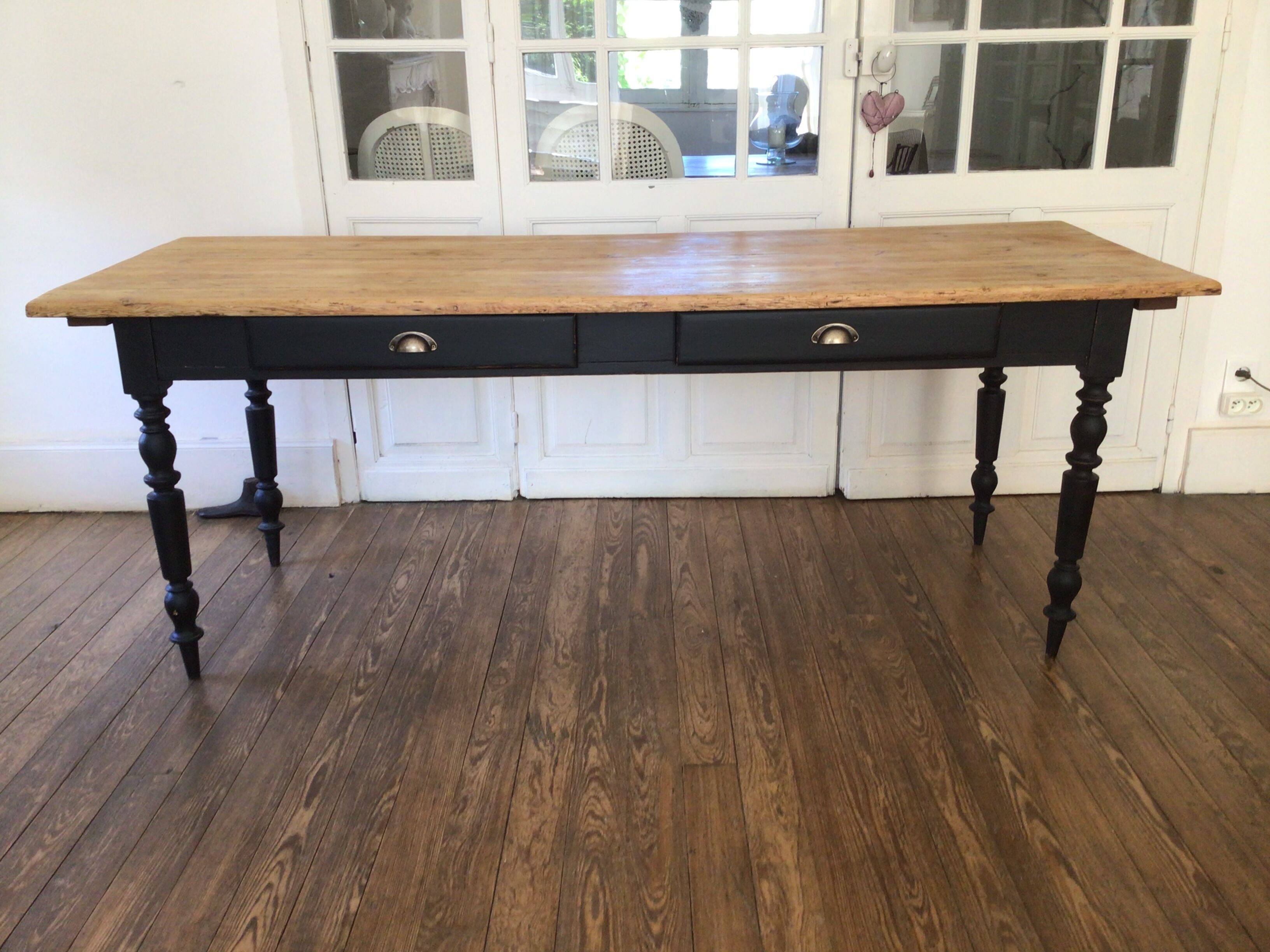 Table de ferme en sapin