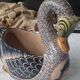 Swan pot cover Henriot Quimper