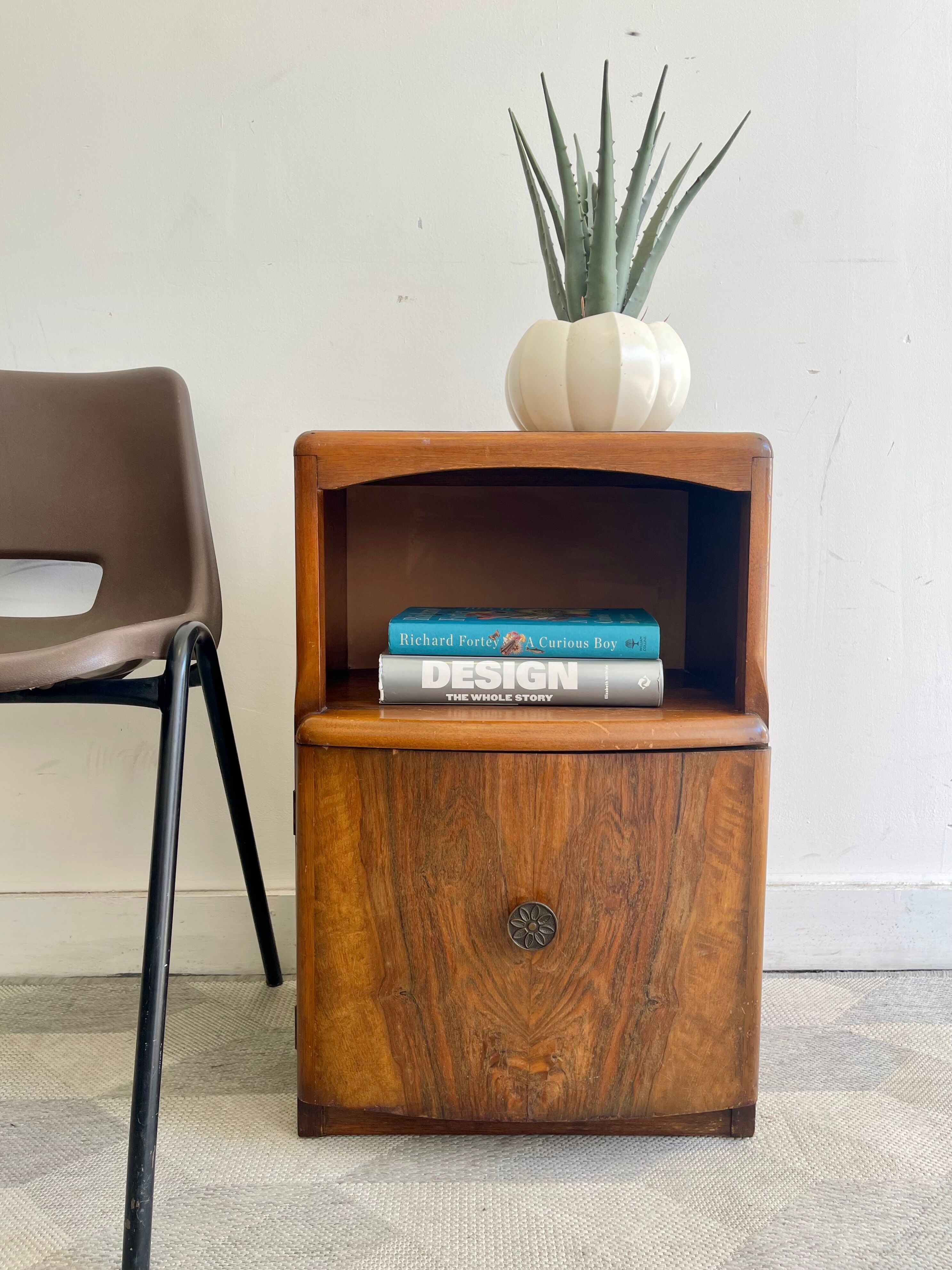 Art Deco Bedside Table Cabinet