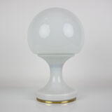 Lampe de table tout en verre du milieu du siècle / Osvětlovací sklo Valašské Meziříčí, années 1970.