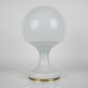 Mid-century all glass table lamp/ Osvětlovací sklo Valašské Meziříčí, 1970's.