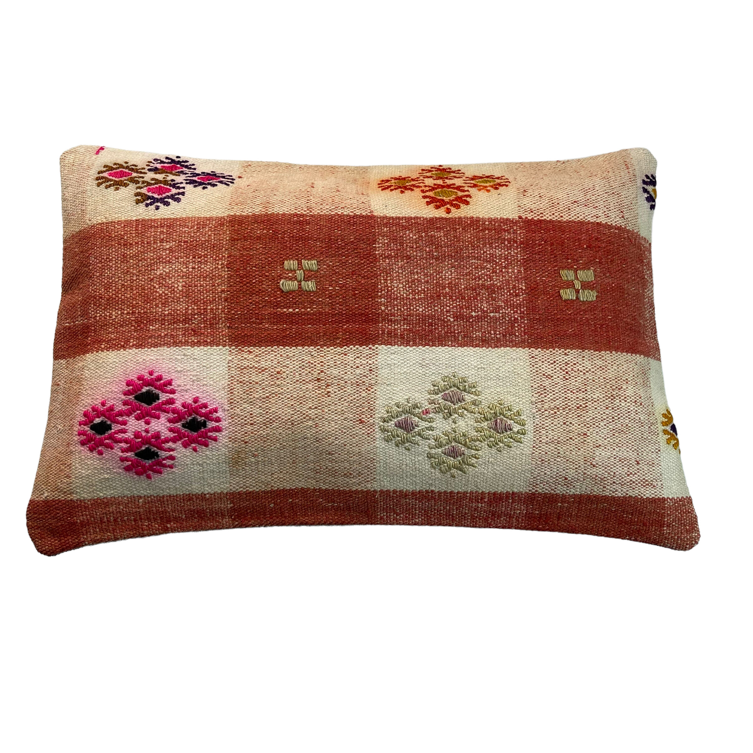 Vintage turkish handmade cushion cover , 30 x 50 cm